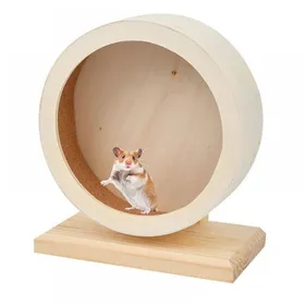 Meilleurs prix pour Jouet en Bois pour Hamster - Roue de Course Silencieuse - Jouet Animalier .