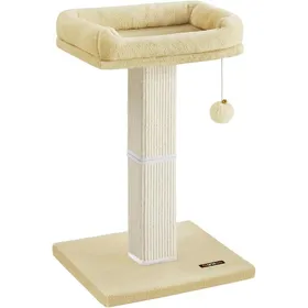 Meilleurs prix pour Pca022M01 Arbre À Chat Avec Plateforme En Peluche Tronc À Griffer Hauteur : 71 Cm Colonne À Griffer Avec Sisal Tressé