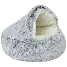 Comparer les prix de Panier pour Chien Sac Couchage Chat Nid Chaud Lit Lavable Sommeil Chat Chaton Animal Domestique Chaud Gris 40cm CORBEILLE