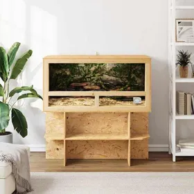 Comparer les prix de MOT3856-Terrarium Marron 100 x 50 x 100 cm OSB