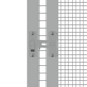 Comparer les prix de Pet®Gris Cage à oiseaux Gris 111x107x2115 cm - robuste et durable - Acier galvanisé 7_8087271