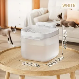 Comparer les prix de Fontaine à eau intelligente pour chat - Phoesky - 3L - Fonctionnement silencieux - Recirculation automatique - Blanc