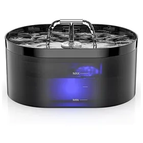 Comparer les prix de Fontaine à Eau Automatique pour Chat - 2 2L - Distributeur Eau Chat avec LED - Super Silencieuse Chiens Plusieurs Anim FILTRE A AIR