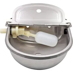 Meilleurs prix pour Abreuvoir en acier inoxydable avec bouchon de vidange et valve flotteur rglable pour chevaux chiens et couleurs multiples Largeight