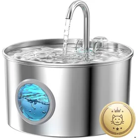 Meilleurs prix pour Fontaine à Eau Chat 3.2L Inox Silencieuse avec Filtration – Distributeur d’Eau Automatique pour Chats et Petits Chiens