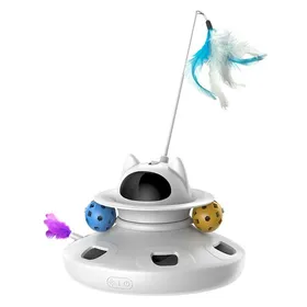 Comparer les prix de Jouet interactif automatique pour chat - Phoesky - 4 en 1 - Rechargeable - 192x132 cm - Batterie 1200 mAh