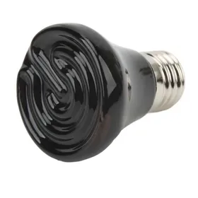 Comparer les prix de Lampe chauffante en cramique pour reptiles Ampoule chauffante en cramique pour reptiles Mini jardin chaleur 100W Noir wake