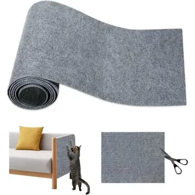 Meilleurs prix pour Protection canapé anti-griffe - Unbrand - Gris - 40x200 cm - Adhésif - Tapis griffoir - Autocollant - Protège canapé