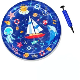 Meilleurs prix pour Tapis de jeu à eau pour chattapis de refroidissement sensoriel gonflable pour animal de compagnie(Épaississant)100cm