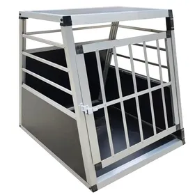 Comparer les prix de Cage de transport -Boîte de transport pour chien - boîte de transport de voiture - en aluminium massif - 60x70x675cm