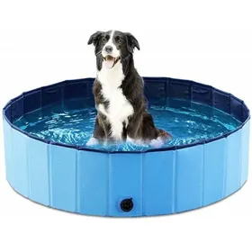Meilleurs prix pour La piscine pour chien est pliable le bassin en PVC est antidérapant et facile à nettoyer (80*20cm)