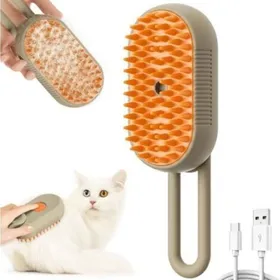 Meilleurs prix pour Brosse à Vapeur 3 en 1 pour Chien et Chat - LON® - Démêlant Poils Lâches - Multifonction - Réservoir Intégré