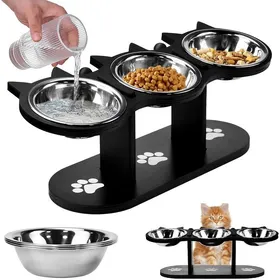 Comparer les prix de Gamelles pour chat - Gamelles pour chat - Gamelle pour chat - Gamelles pour eau et nourriture pour chat - Gamelle surélevée pour ...