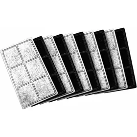 Comparer les prix de Filtres charbon actif pour fontaine - PetSafe - Lot de 10 filtres - Filtration longue durée - Charbon actif