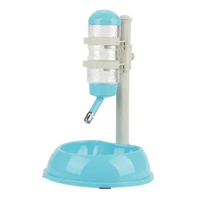 Meilleurs prix pour Distributeur de nourriture et deau réglable pour chien gamelle pour animaux de compagnie chats et chiens bleu GAMELLE