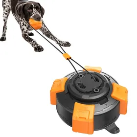 Meilleurs prix pour Jouet pour chien à ventouse puissante - Jouets stimulants pour chiens - Jouet de tir à la corde pour chien (Orange)