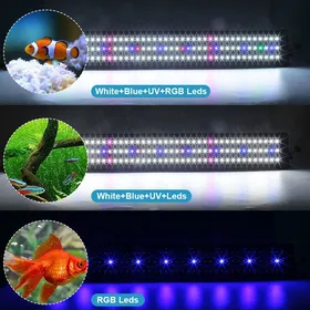 Comparer les prix de MIPAN. ÉCLAIRAGE LED POUR AQUARIUM LAMPE DAMÉNAGEMENT PAYSAGER POUR AQUARIUM À ÉCONOMIE DÉNERGIE 90 CM NOIR