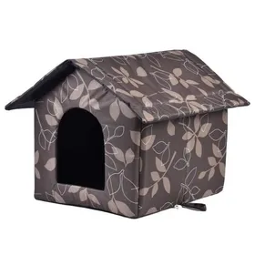 Comparer les prix de Niche chat - Niche Extérieure - Taille L - Étanche - Résistant aux intempéries - Doux et chaud Multicolore NICHE