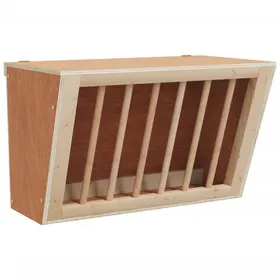 Meilleurs prix pour ANIMAL® Moderne Mangeoire à foin pour lapins 37x185x23 cm bois massif sapin