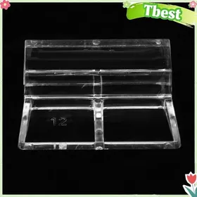 Comparer les prix de Tbest Support de couvercle en verre daquarium 20Pcs Glass Cover Acrylic Clip Holder Support animalerie 12 mm / 0 5 pouces