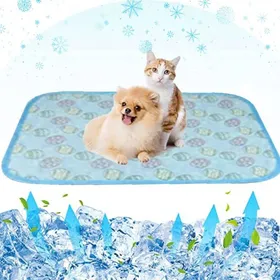Comparer les prix de Tapis rafraîchissant pour animaux de compagnie adapté aux chats et aux chiens non toxique portable lavable confortable