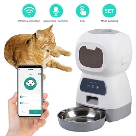 Meilleurs prix pour Distributeur Croquettes Automatique WIFI - Keeper - Minuterie Programmable - Grande Capacité 3.5L