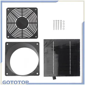 Comparer les prix de Ventilateur solaire ventilateurs de poulailler 5W 6V ventilateur extérieur à énergie solaire avec étanchéité IP65 pour