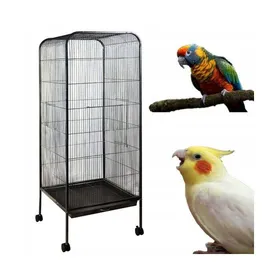 Meilleurs prix pour Grande cage sur roulettes pour perroquets canaris et oiseaux exotiques