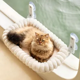 Meilleurs prix pour Hamac pour Chat - XVX - Pliable - Lavable - Supporte 18kg - Taille M