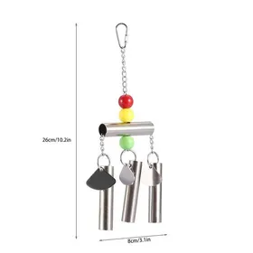 Meilleurs prix pour Jouet interactif pour perroquet - Phoesky - 26x8 cm - Bois et acier inoxydable - Accessoire interactif