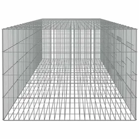 Comparer les prix de Pet®Argent Cage à lapin 5 panneaux 273x79x54 cm Fer galvanisé 7_7537265