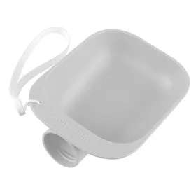 Comparer les prix de Bouteille deau portable pour animaux - Phoesky - 200 ml - Gris - 9x13x5 cm - Bol intégré - Lanière incluse