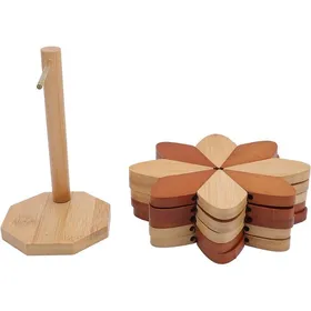 Meilleurs prix pour Couchage pour chat en bois formé structure stable arbre à chat confortable repos