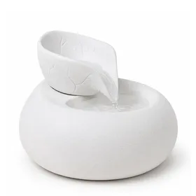 Comparer les prix de ZenLight SCFV22-01 - Fontaine Animaux Cristal Line Toby - Fontaine en Verre et céramique Cristal Line - Une Fontain FONTAINE A EAU
