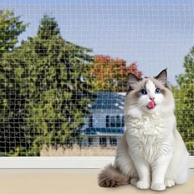 Meilleurs prix pour Filet de sécurité pour balcon 8x3m protection chats et chiens installation facile blanc