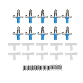 Comparer les prix de Lot de 10 abreuvoirs pour lapins tétines outil deau potable ressorts à double suspension