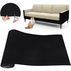 Comparer les prix de Tapis Griffoir Chat Canapé Auto-AdhéSif: Protection Anti Griffe Chat pour Meuble DIY Trimmable Chats Grattoir40 Cm ×200 Cm (Noir)