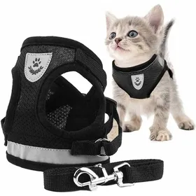 Comparer les prix de Harnais pour chat, harnais pour chat, harnais pour chat en laisse, harnais pour chat en laisse, harnais pour chat avec laisse, gile