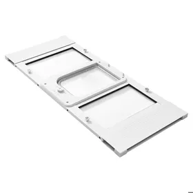 Comparer les prix de Chatière pour fenêtre - DUOKU - SKT-04 - Réglable 787-914 mm - Verre transparent - Fermeture magnétique 4 positions