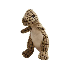 Comparer les prix de Jouet pour chien Robustdino indestructible et robuste, jouet en peluche couineur pour chien pour mâcheurs agressifs (marron)1