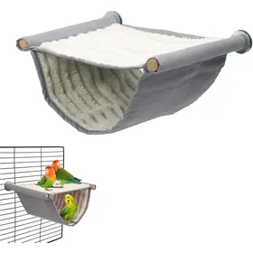 Comparer les prix de Hamac oiseau tente suspendue grise nid chaud refuge cage accessoire petits animaux perroquet hamster pigeon