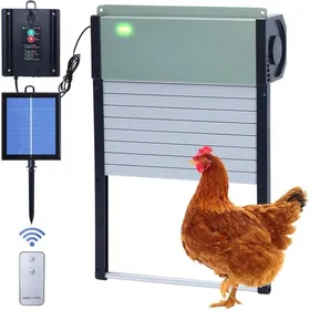 Comparer les prix de 2023 New Porte Poulailler Automatique Solaire,Portail Roulant Porte Automatique Poulailler Solaire Porte en Alliage