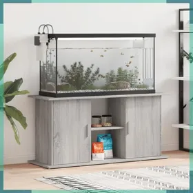 Comparer les prix de ASHATA Support pour aquarium sonoma gris 121x41x58cm bois dingénierie -FHE833621