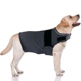 Meilleurs prix pour Gilet anti-anxiété chien doux apaisant chemise séparation calme visites vétérinaire/anxiété (taille A L)