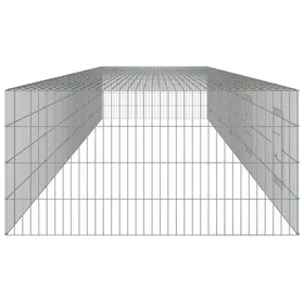 Meilleurs prix pour Pet®Argent Cage à lapin 5 panneaux 541x109x54 cm Fer galvanisé 7_1561251