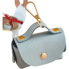 Meilleurs prix pour Distributeur de sacs à crottes - MARQUE - Cuir PU - Noir - Résistant aux rayures - Pratique