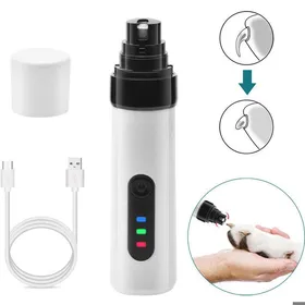 Meilleurs prix pour Broyeur à griffes pour animaux - PZCC - Électrique rechargeable - Super silencieux - Diamant avancé