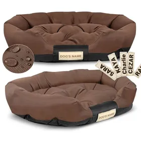 Comparer les prix de Panier pour chien 100x75 cm personnalisé imperméable marron