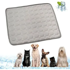 Meilleurs prix pour Tapis rafraîchissant pour animaux - Auto refroidissant par glace de soie Imperméable et pliable - Été et repos animal