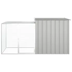 Comparer les prix de RemiseClapier - UU - Animaux - Cage pour poules Gris 200x91x100 cm Acier galvanisé JILIMAISON2025 2719733